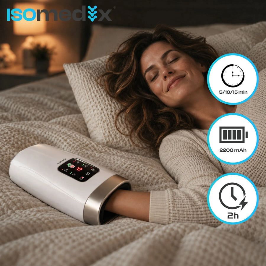 Trådløst håndmassageapparat med varme