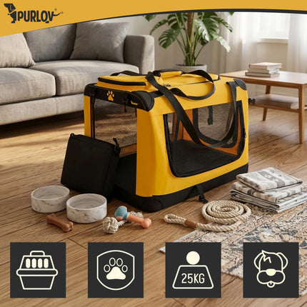 Transporttaske til hunde/katte 44x60x42 cm Purlov