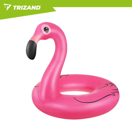 Oppustelig ring – flamingo, 102 cm, Trizand