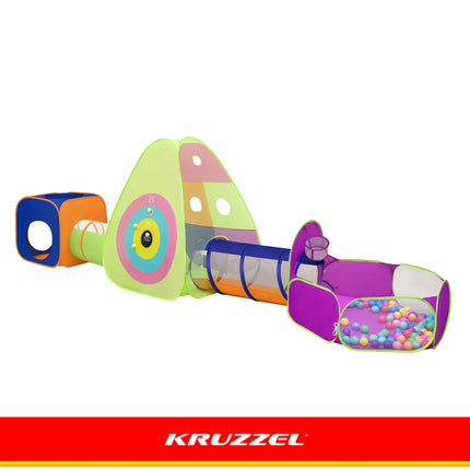 Kruzzel 5-i-1-børnetelt med tunneler