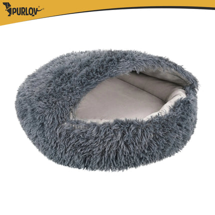 Hund/katte-seng 70 cm – plys fra Purlov