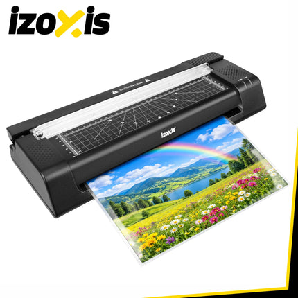 A3-laminator med papirskærer fra Izoxis