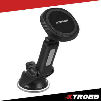 Magnetisk mobilholder til bil med sugekop