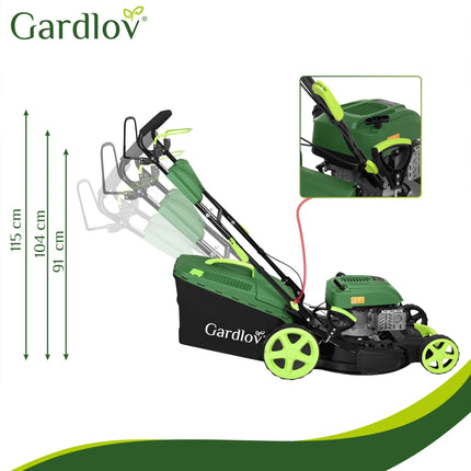 Benzinplæneklipper med DriveXPro-drev fra Gardlov
