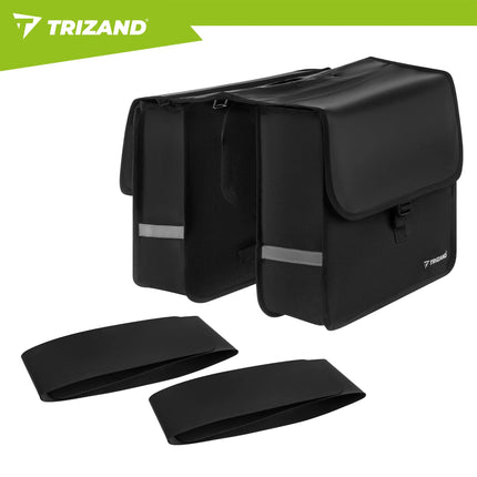 Trizand dobbelt cykeltaske, 28 liter