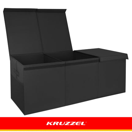 Legetøjskasse – sort Kruzzel
