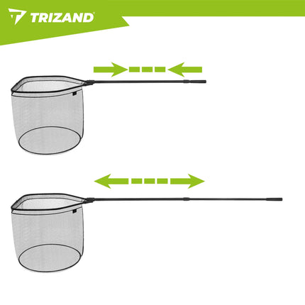 Trizand teleskopisk fiskekurv, 230 cm