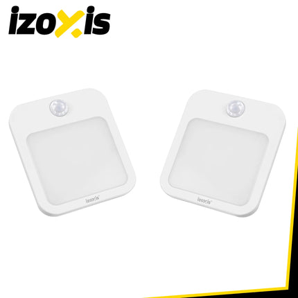 LED-natlampe med bevægelsessensor – 2 stk. Izoxis