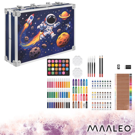 Zestaw do malowania w walizce - astronauta Maaleo