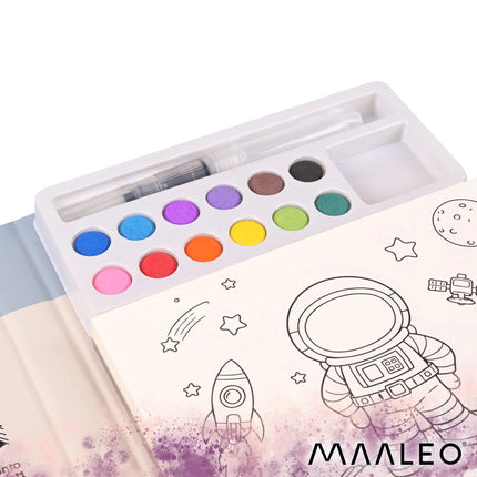 Vandmalebog – astronauten Maaelo