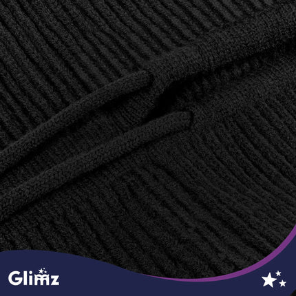 Vinterhue/hætte – sort Glimz