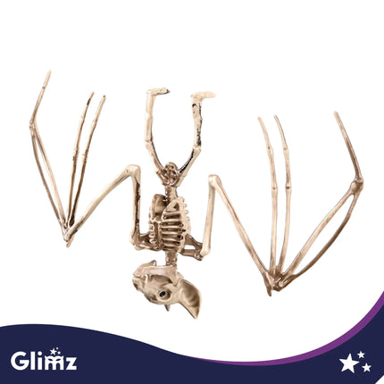Flagermus-skelet – dekoration, 30 cm, Glimz