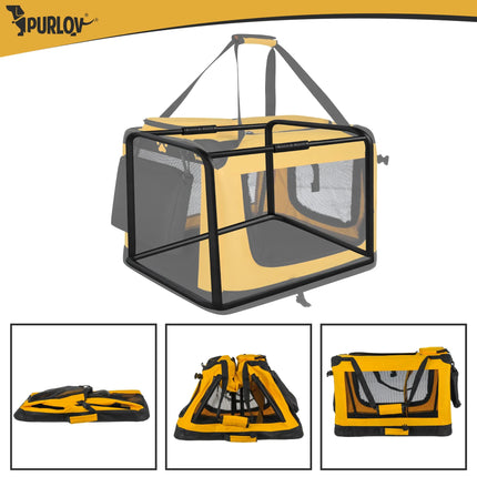 Transporttaske til hunde/katte 44x60x42 cm Purlov