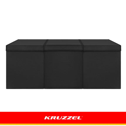 Legetøjskasse – sort Kruzzel