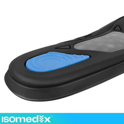 Gel-indlæg til sko i størrelserne 37-42 fra Isomedix
