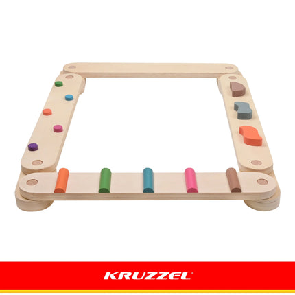 Balancebane af træ – 14 dele. Kruzzel