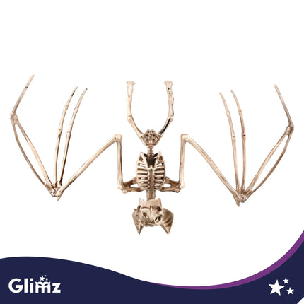 Flagermus-skelet – dekoration, 30 cm, Glimz