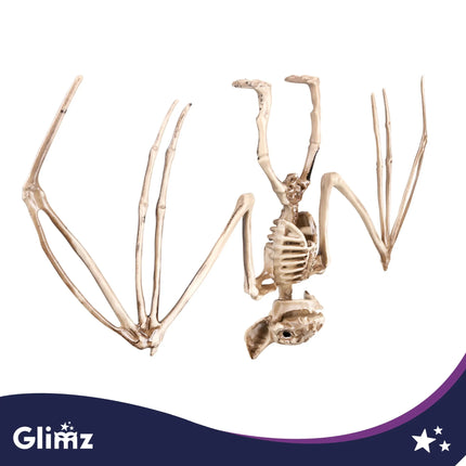 Flagermus-skelet – dekoration, 30 cm, Glimz