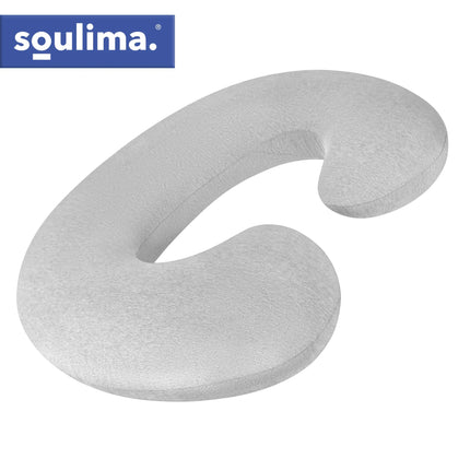 C-formet graviditetspude XXL 140x70x20 cm