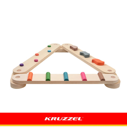 Balancebane af træ – 14 dele. Kruzzel