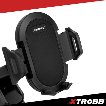 Mobilholder til bil med sugekop og teleskoparm