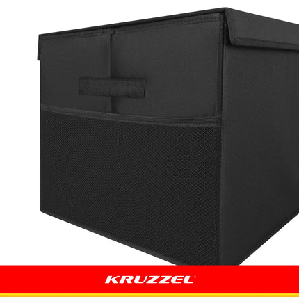 Legetøjskasse – sort Kruzzel
