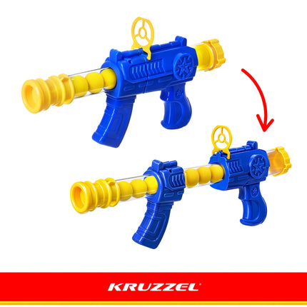 Skydespil med and, 2 pistoler og skumkugler