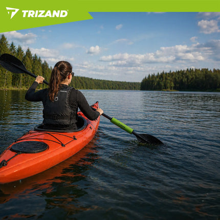 33 cm grøn SUP-åreflotør fra Trizand