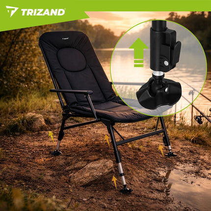 Trizand justerbar lystfiskerstol