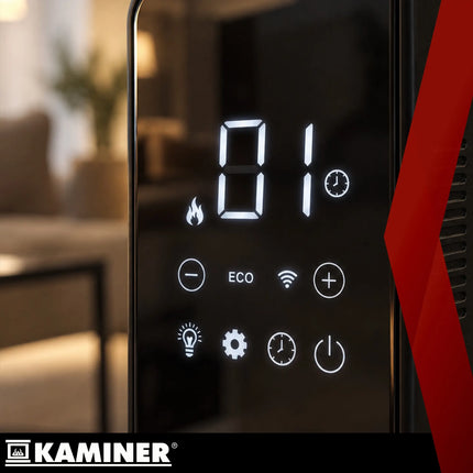 Elektrisk olievarmelegeme – sort Kaminer Arvell