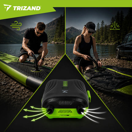 Trizand SUP-board batteripumpe