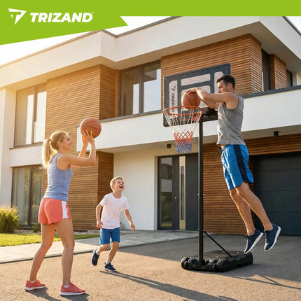 Trizand basketballkurv, 259 cm
