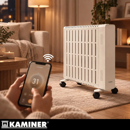 Elektrisk oliefyr – hvid Kaminer Arvell
