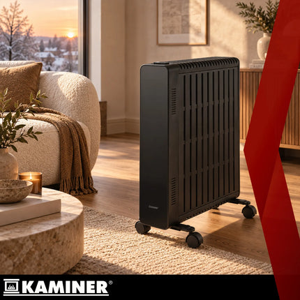 Elektrisk olievarmelegeme – sort Kaminer Arvell