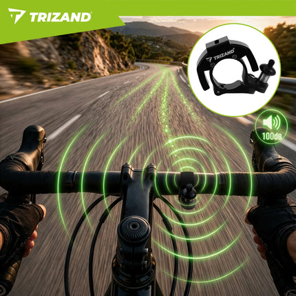 Mekanisk cykelklokke 7,5 x 4,5 x 2 cm Trizand