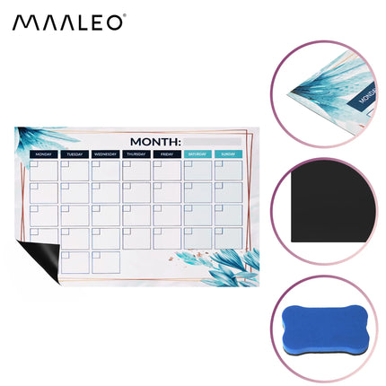 Maaleo-planlægger/kalender med magnet