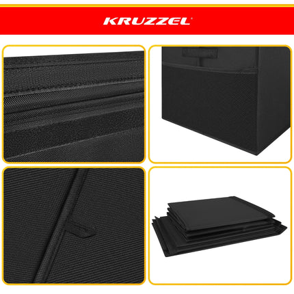 Legetøjskasse – sort Kruzzel