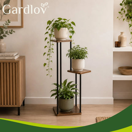 Blomsterstativ 78 cm med 3 hylder
