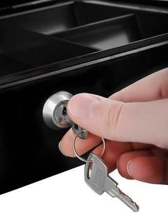 Stor Metal Pengeboks – Sikker Opbevaring af Værdigenstande