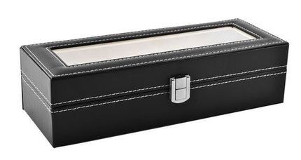 Organizer Box til 6 Ur eller Smykker – Elegant og Praktisk Opbevaring