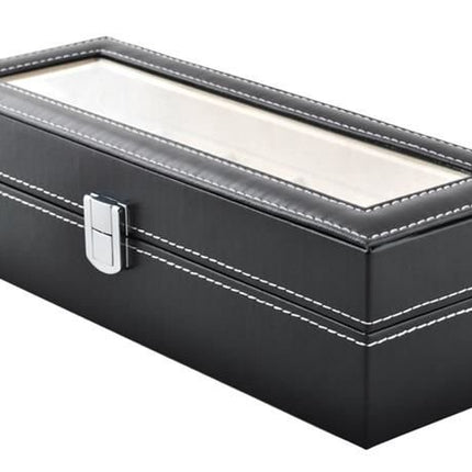 Organizer Box til 6 Ur eller Smykker – Elegant og Praktisk Opbevaring