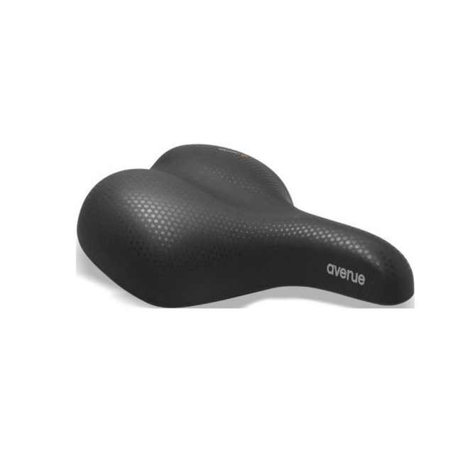 Selle Royal damesadel Avenue Relaxed sort, uden sadelbøjle