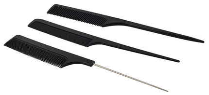 Praktisk Sæt af 10 Frisørkamme – Skånsom og Effektiv Styling