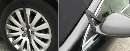 Solskærm og Anti-Frost Cover til Bilrude – Beskyt Din Bil Hele Året