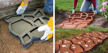 Large Cat-Head Pavers Form – Skab Unikke Stier i Haven