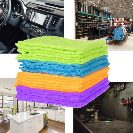 Microfiber Klude - 12-Pak til Effektiv Rengøring