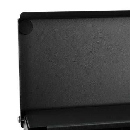 Postkasse i Sort - Galvaniseret Stål til A4 Breve og Aviser