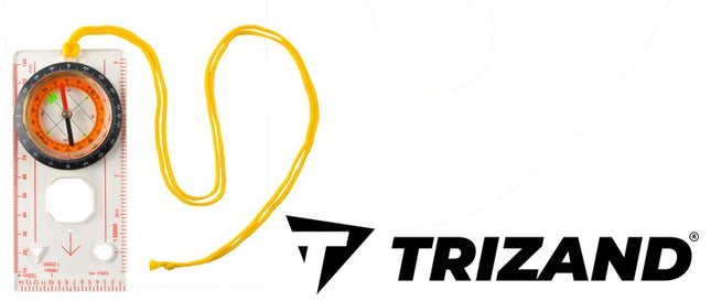 Praktisk Kompas med 360° Rotationsring – Ideelt til Vandreture og Udendørs Aktiviteter