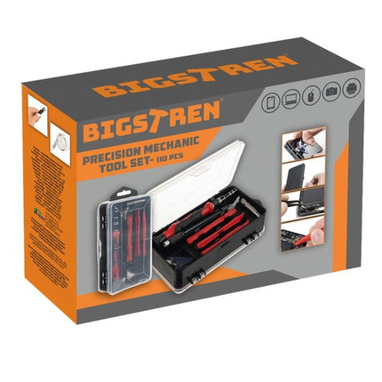 Praktisk Værktøjssæt 110-i-1 i Dobbelt-Sidet Etui – Ideelt til Hjemmebrug