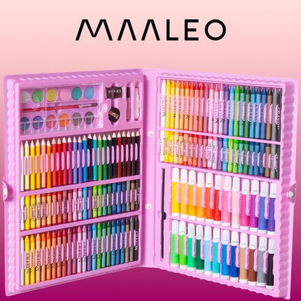 Malerkit i Kuffert – 168 Elementer til Kreativitet og Sjov